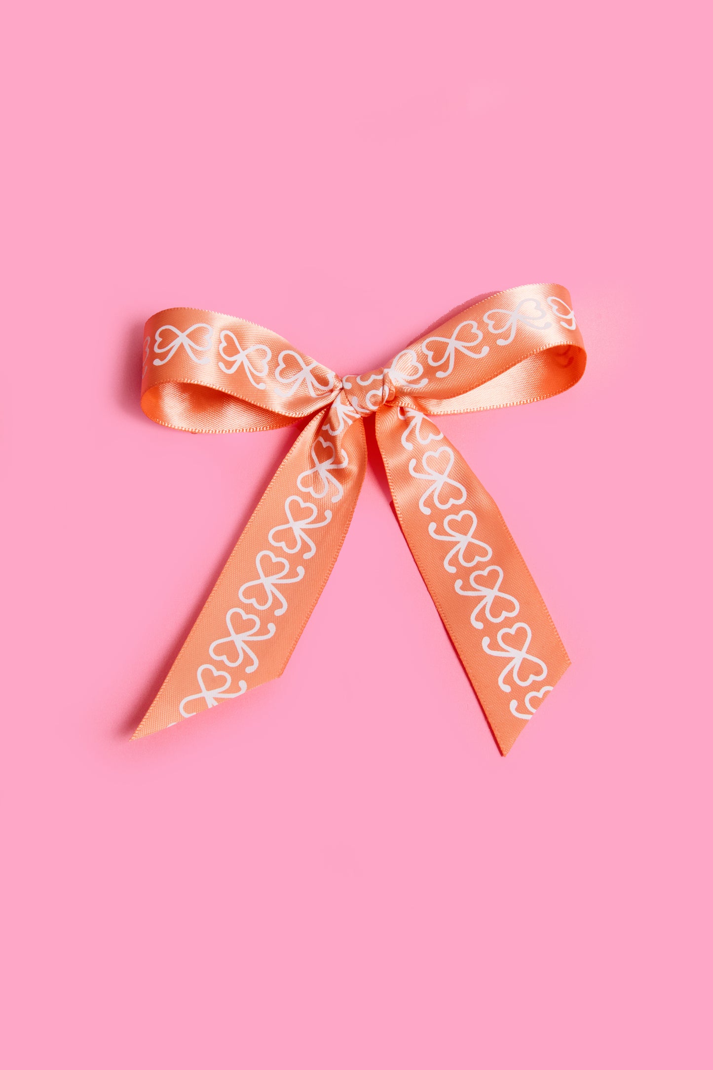 PEACH SATIN GIFT RIBBON