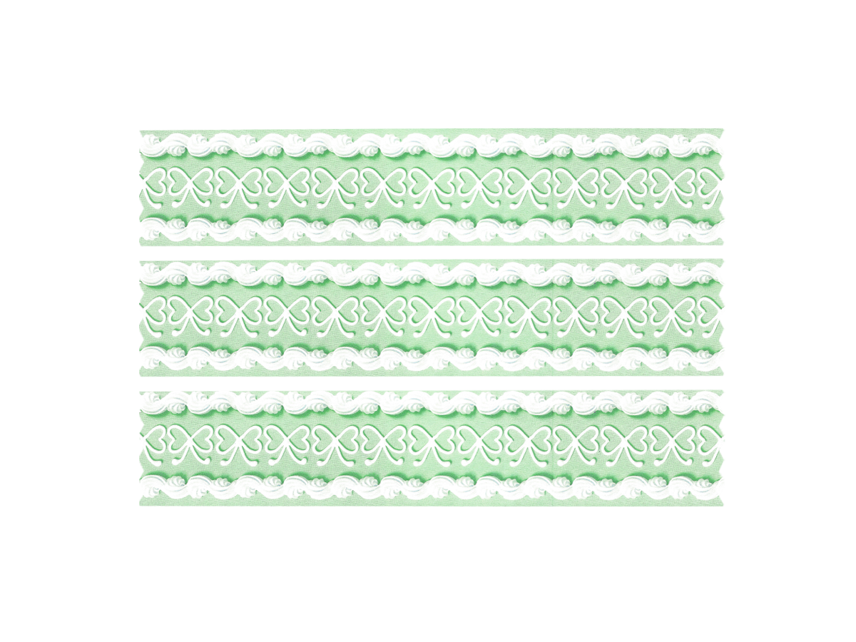 Green Bows & Reverse Shell 40mm Washi Tape