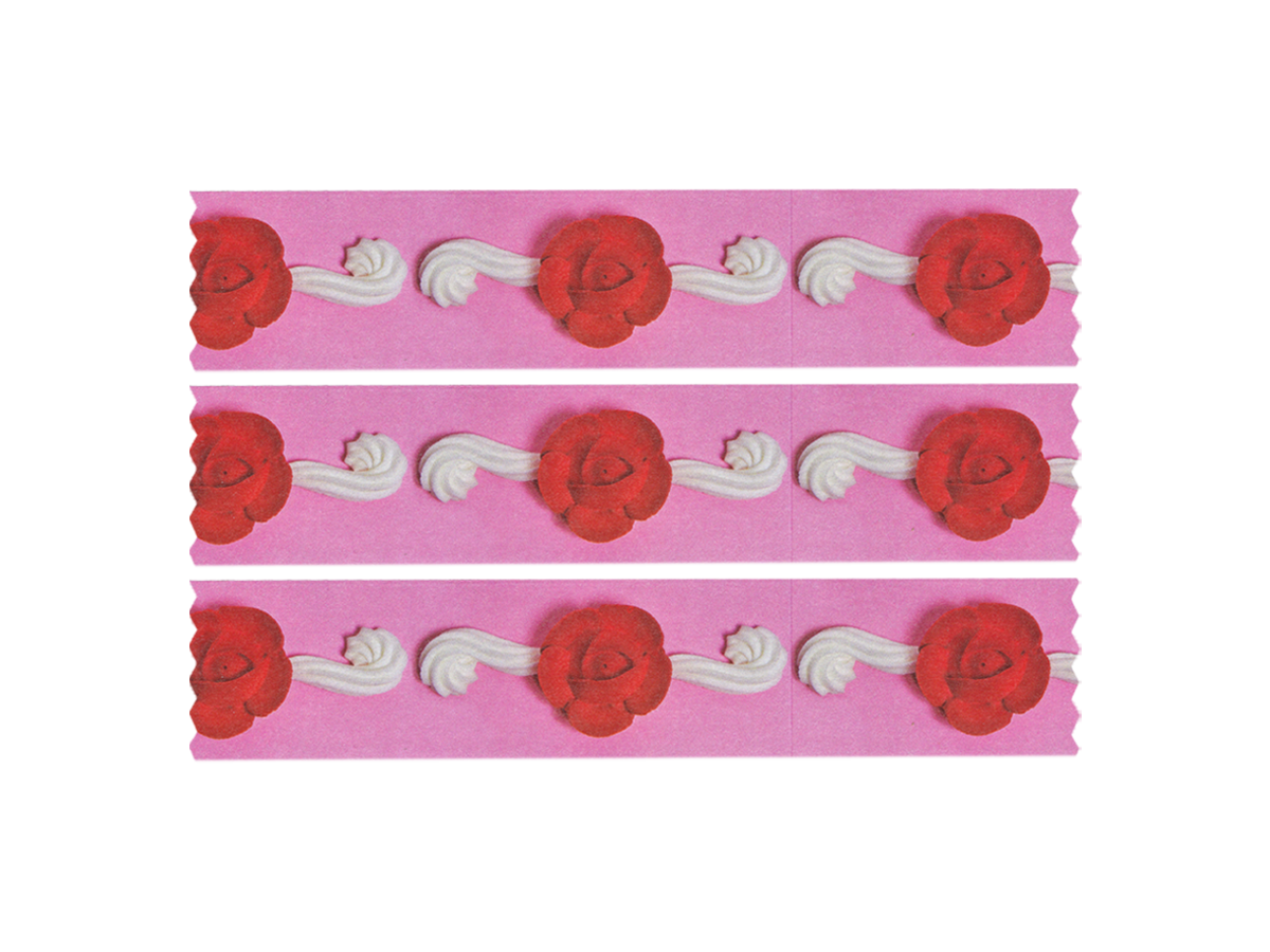 40mm Pink & Red Rose Washi Tape
