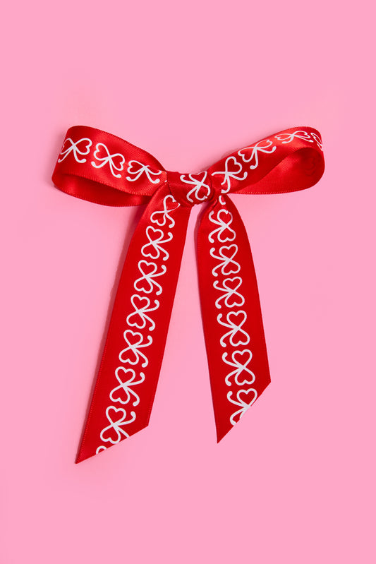 RED SATIN GIFT RIBBON