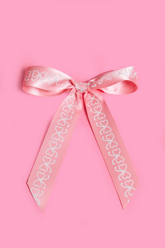 PINK BOW PRINT RIBBON