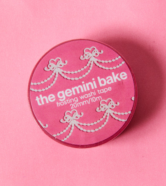 20mm Pink Heart & Swag Washi Tape