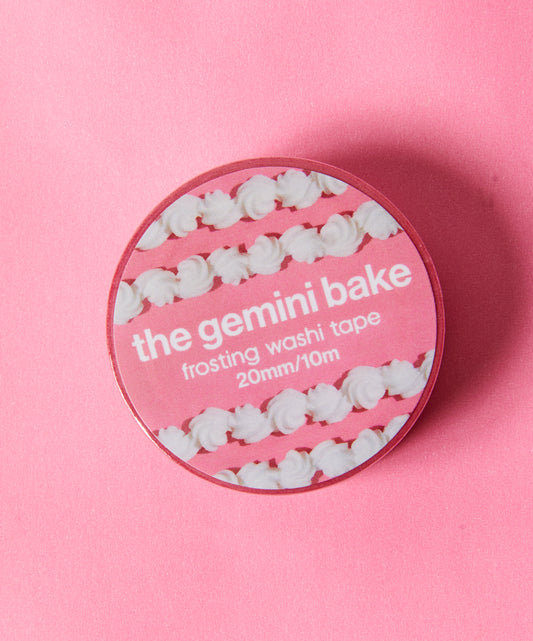 20mm Pink Reverse Shell Washi Tape