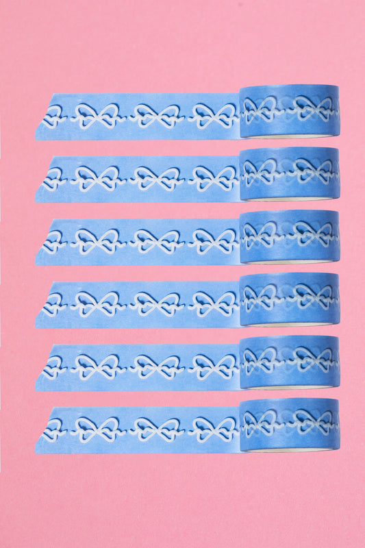 Washi Tape - Blue Bows