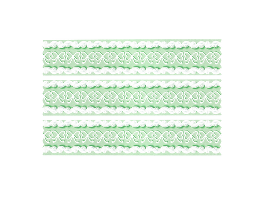 Green Bows & Reverse Shell 40mm Washi Tape