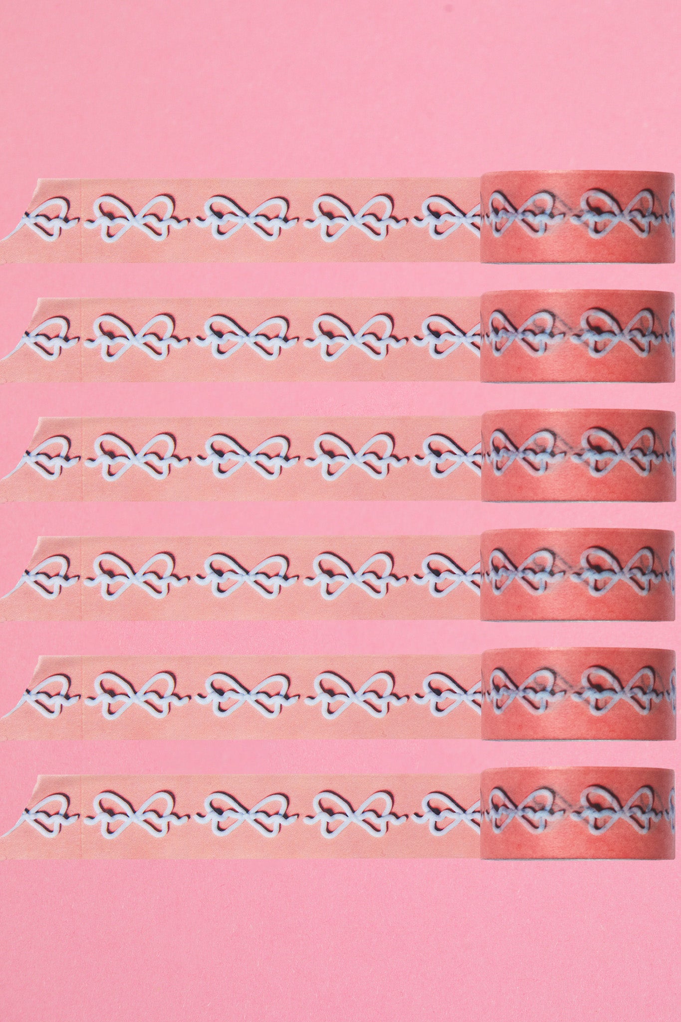 Washi Tape - Peach Bows