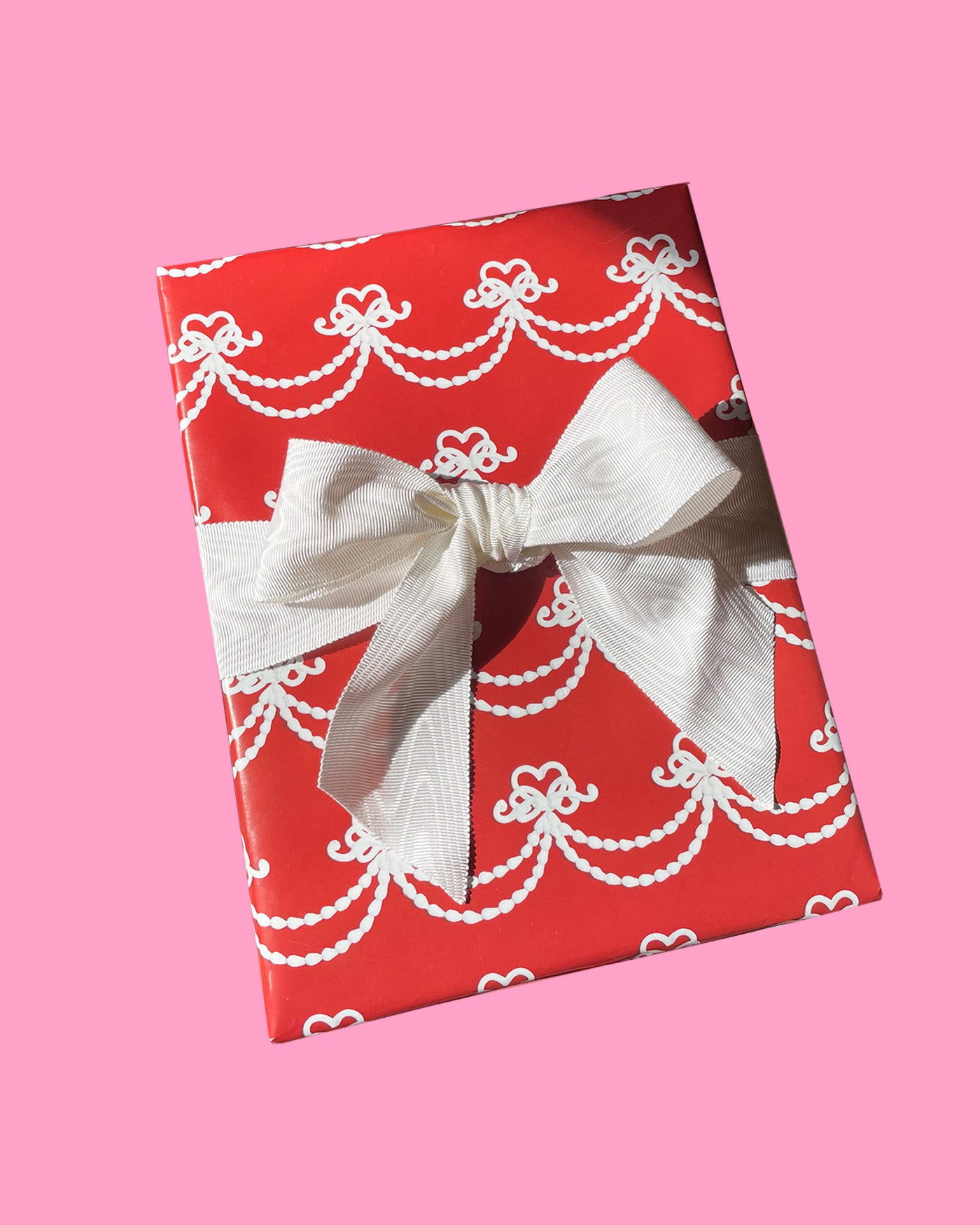 Red Frosting Gift Wrap