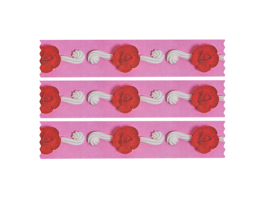 40mm Pink & Red Rose Washi Tape